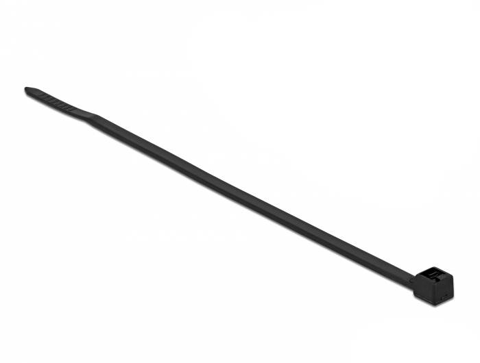Delock - Kabelbinder - wärmebeständig - 10 cm - Schwarz (Packung mit 100)