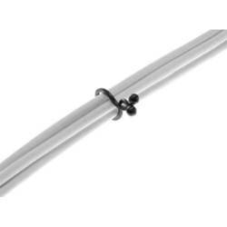 InLine Twist Ties 3.5-5mm - Kabelbinder - Schwarz (Packung mit 10)