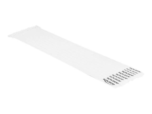 Delock - Kabelbinder - 30 cm - weiß (Packung