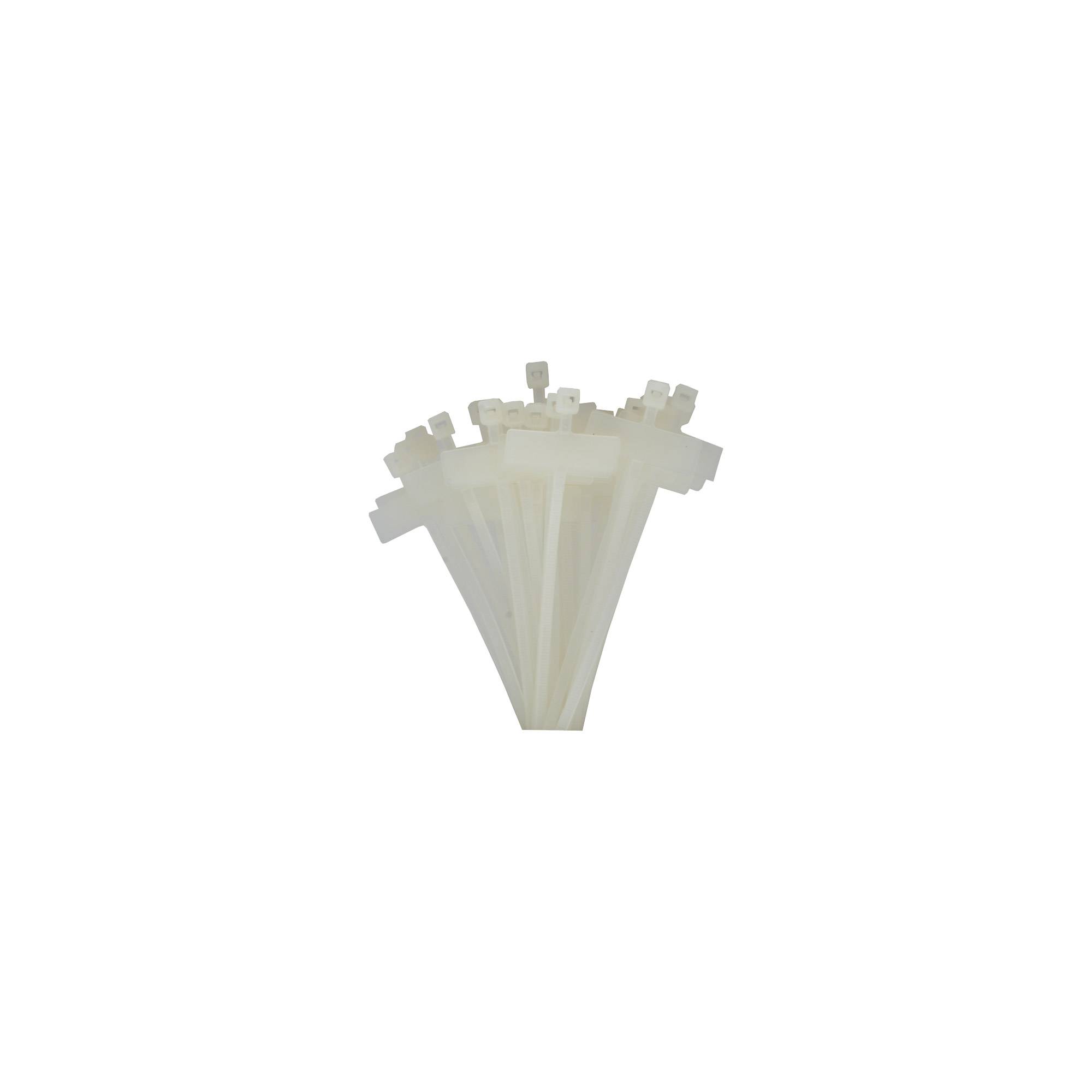 INLINE - 100er Pack Kabelbin. - Länge 100mm - Breite 2,5mm - Markierfeld quer 8x24mm