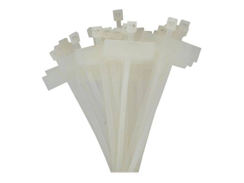 INLINE - 100er Pack Kabelbin. - Länge 100mm - Breite 2,5mm - Markierfeld quer 8x24mm