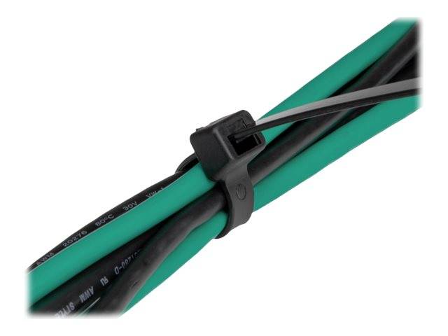 Delock - Kabelbinder - wärmebeständig - 15 cm - Schwarz (Packung mit 100)