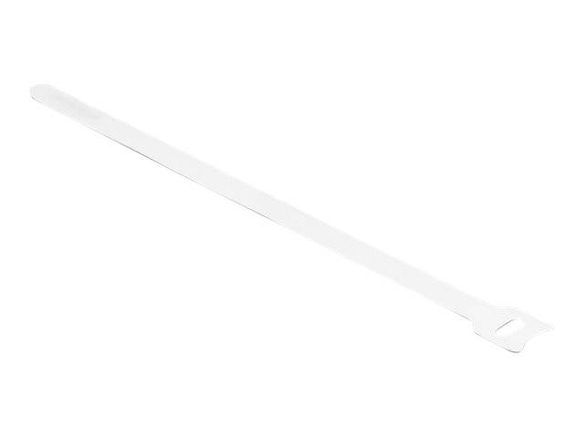 Delock Kabelbinder - 25 cm - weiß (Packung - mit 10)