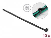 Delock - Kabelbinder - UV-beständig - 61 cm - Schwarz (Packung mit 10)