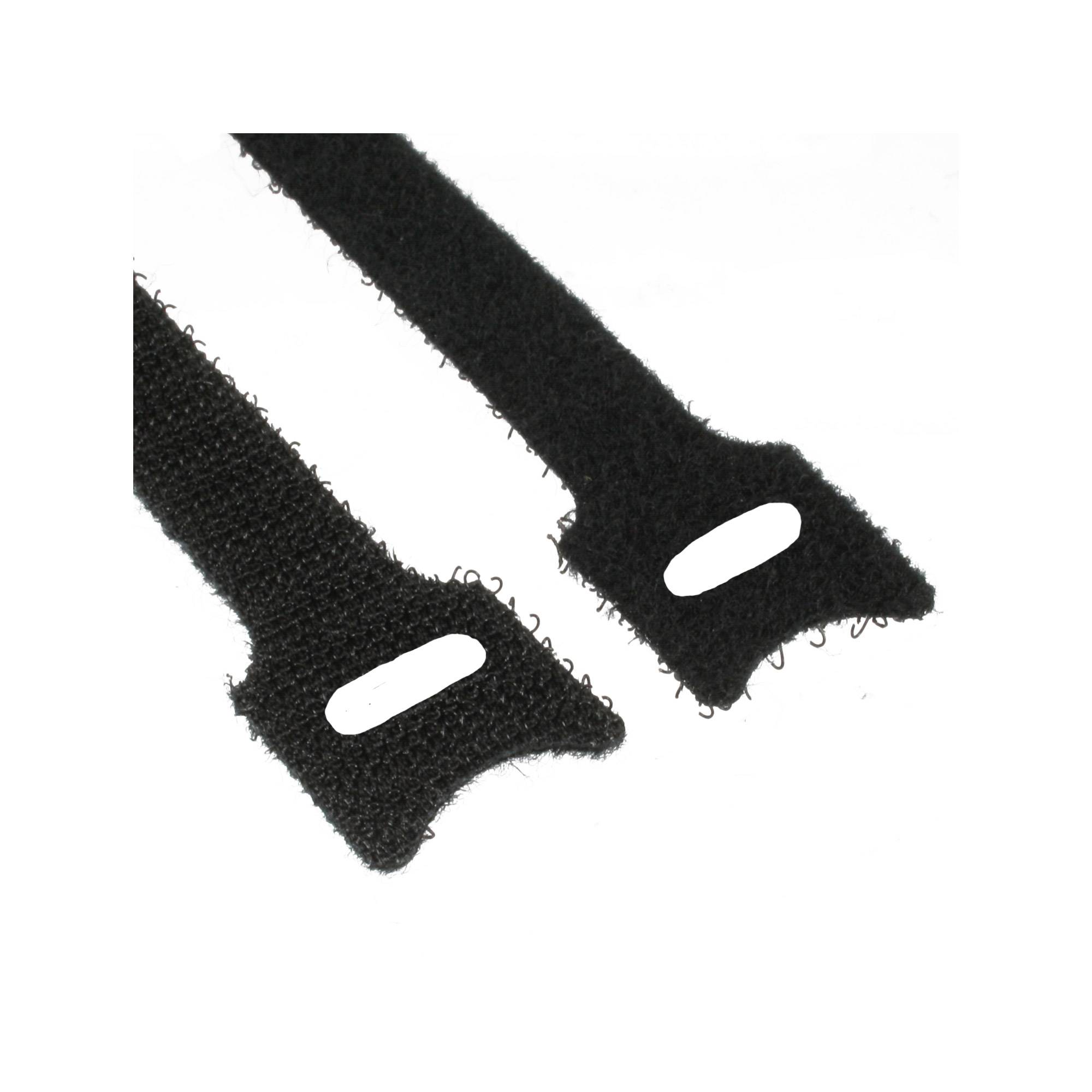 INLINE - Kabelbinder 12x125mm - Klett-Verschluss - 10er - schwarz