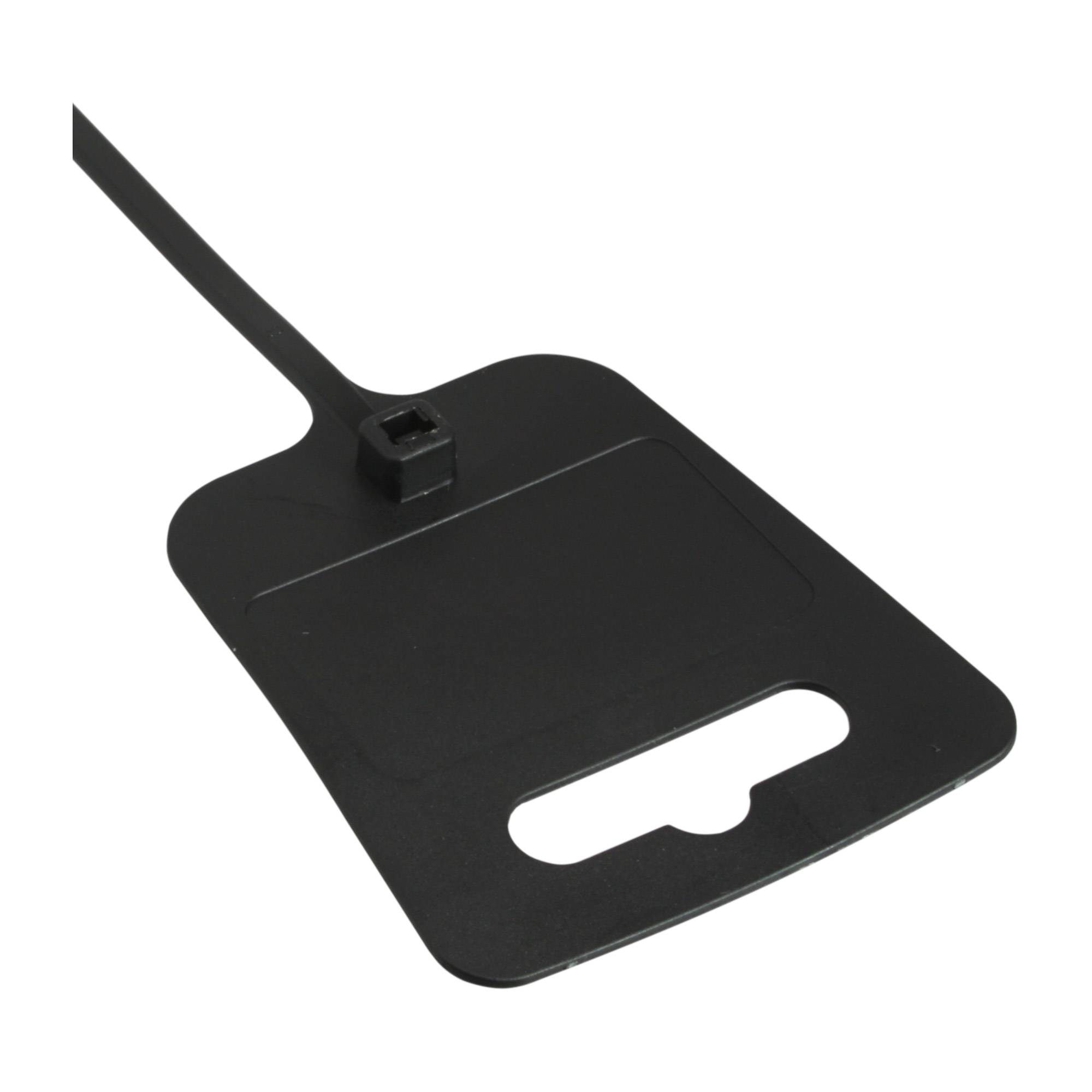 INLINE - Kabelbinder mit Markierfeld und Eurolochung - Länge 200mm - Breite 5mm
