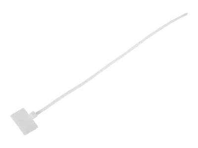 INLINE - Kabelbinder mit Markierfeld aussen - Länge 200mm - Breite 2,5mm - 100 Stück