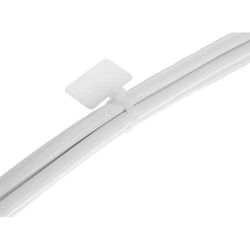 INLINE - Kabelbinder mit Markierfeld aussen - Länge 200mm - Breite 2,5mm - 100 Stück