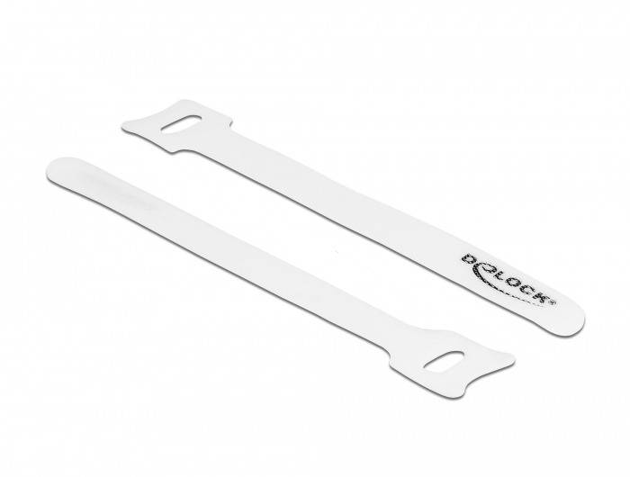 Delock - Kabelbinder - 15 cm - weiß (Packung