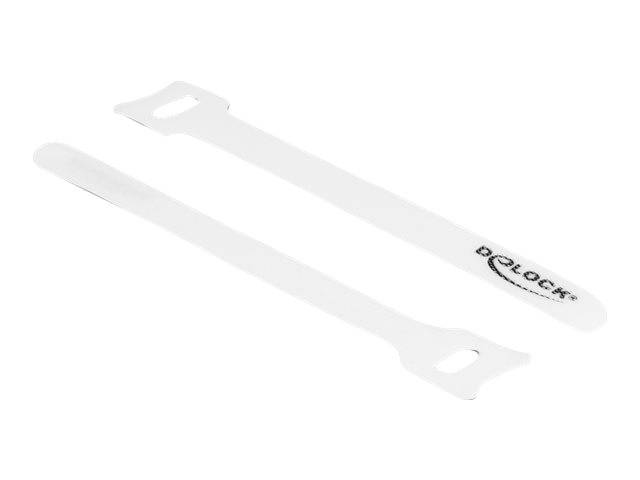Delock - Kabelbinder - 15 cm - weiß (Packung