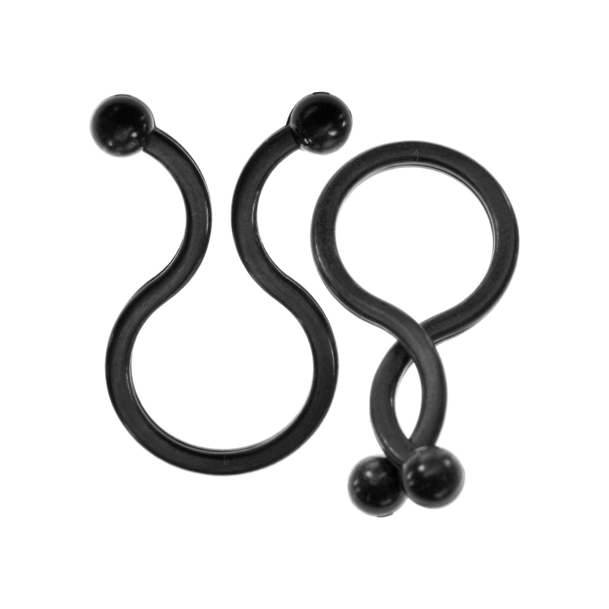 INLINE - Kabelbinder Twist 26-30mm - schwarz - 10 Stück