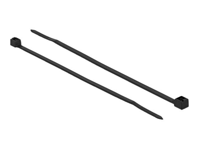 Delock - Kabelbinder - 10 cm - Schwarz (Packung