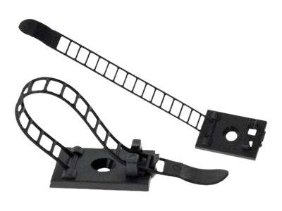 InLine Ajustable cable clamp - Kabelbinder - 8.5 cm - Schwarz (Packung mit 10)