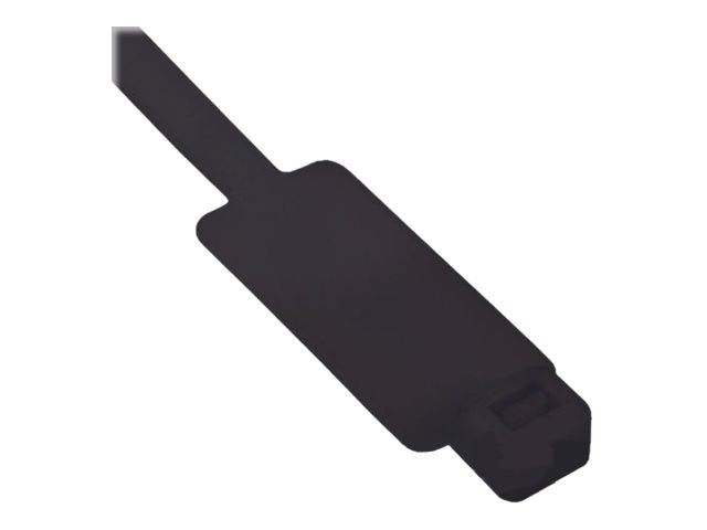 InLine Marker ties - Kabelbinder - 20 cm - Schwarz (Packung mit 100)