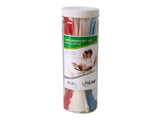 INLINE - Kabelbinder-Set - 300 Stück