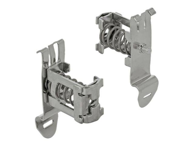 DeLOCK Shield Clamp - Kabelklammer - DIN schienenmontierbar
