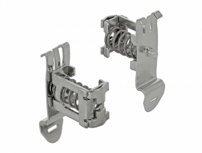 DeLOCK Shield Clamp - Kabelklammer - DIN schienenmontierbar