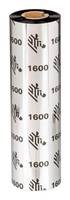 Zebra 1600 Wax - 450 m - 22 cm - Schwarz - Wachs - 2,5 cm - Economy Wax - 25mm c