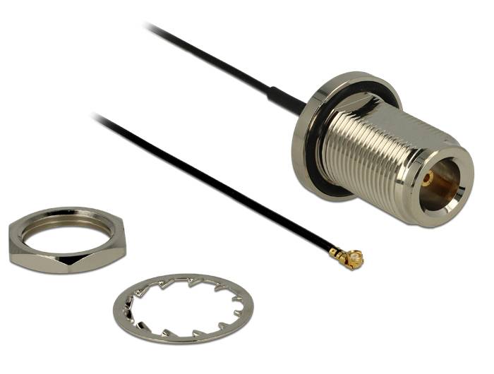 DeLOCK - Antennenkabel - N-Anschluss (W) - 13 cm