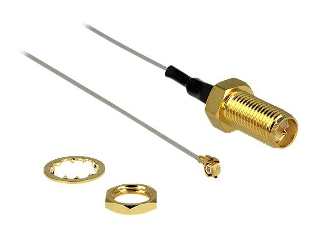 DeLOCK - Antennenadapter - I-PEX (M) bis RP-SMA (M)