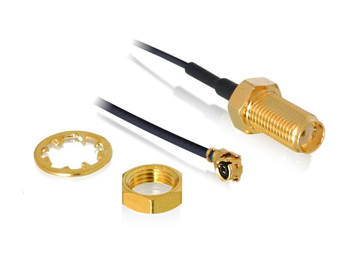 DeLOCK - Antennenkabel - I-PEX (M) bis SMA (W)
