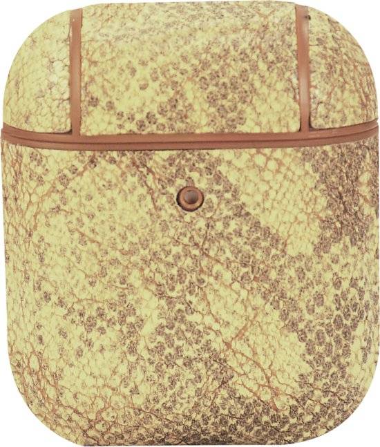 TERRATEC Air Box - Tasche für Kopfhöhrer - Polycarbonat - Snake Brown - für Apple AirPods (1. Generation, 2. Generation)