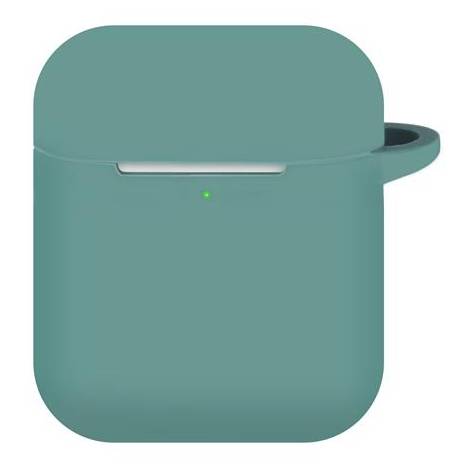 TERRATEC Air Box - Tasche für kabellose Ohrhörer - Polycarbonat - Nachtgrün - für Apple AirPods (1. Generation, 2. Gener