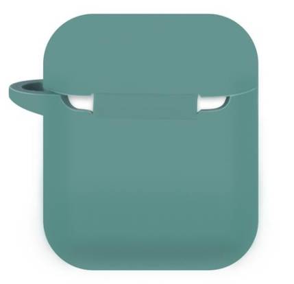 TERRATEC Air Box - Tasche für kabellose Ohrhörer - Polycarbonat - Nachtgrün - für Apple AirPods (1. Generation, 2. Gener