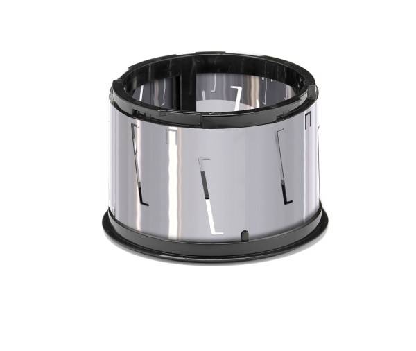 GEFU 19060, Drehreibe, Schwarz, Edelstahl, Kunststoff, Edelstahl, 205 mm, 48 mm, 110 mm