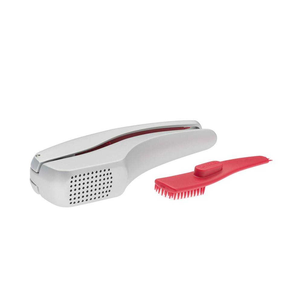 Zyliss Susi 3, Handknoblauchpresse, Rot, Edelstahl, Aluminium, Aluminium