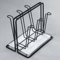 Hama 00111459, Abtropfer, Rack, Tisch, Trinkbehälter, Schwarz, Weiß, Metall