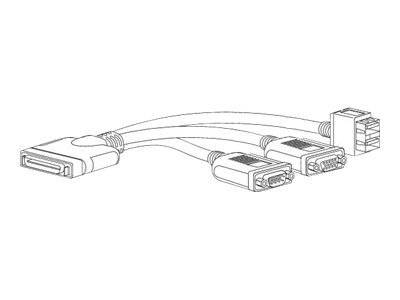 Cisco - Video-/USB-/serielles Kabel - USB, DB-9, HD-15 (VGA)