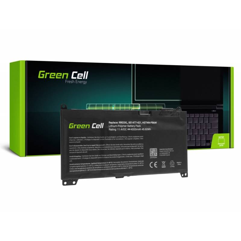 Green Cell Laptop Battery for HP ProBook 430 - 470 G4 G5 - 11.4V - 4000mAh
