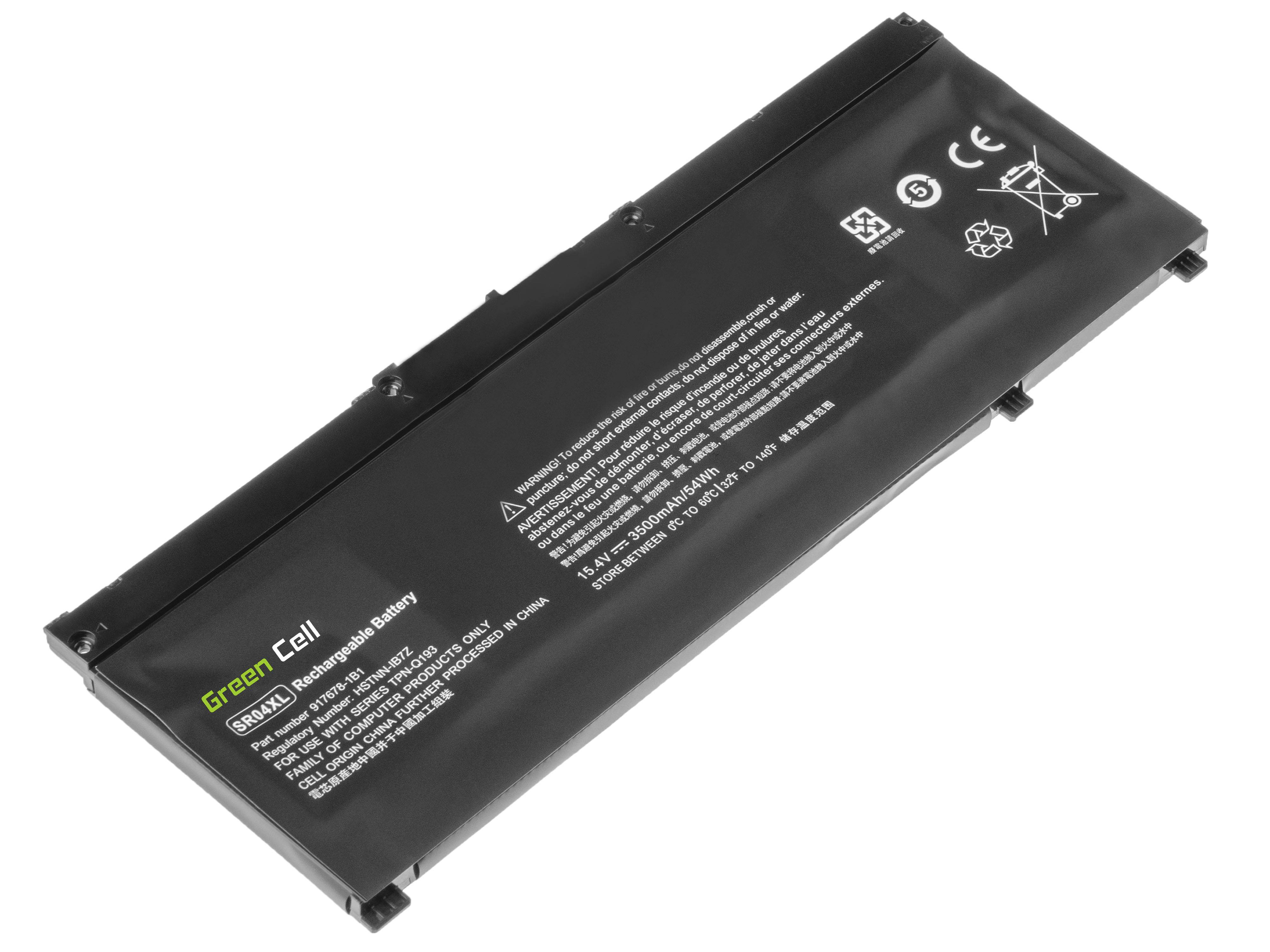 Green Cell SR04XL Battery for HP Omen 15-CE 15-CE004NW 15-CE008NW 15-CE010NW 15-DC 17-CB, HP Pavilion Power 15-CB