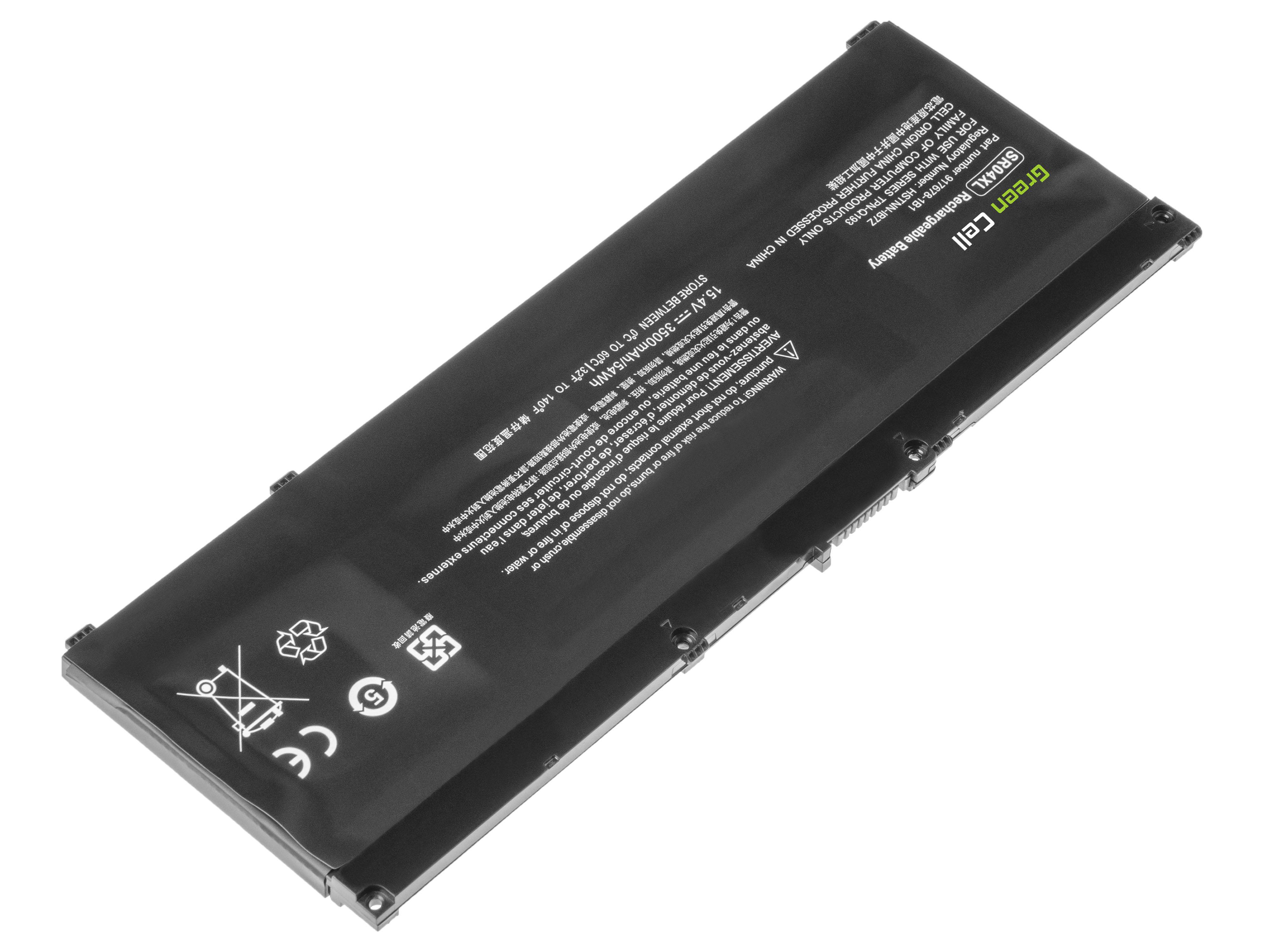 Green Cell SR04XL Battery for HP Omen 15-CE 15-CE004NW 15-CE008NW 15-CE010NW 15-DC 17-CB, HP Pavilion Power 15-CB