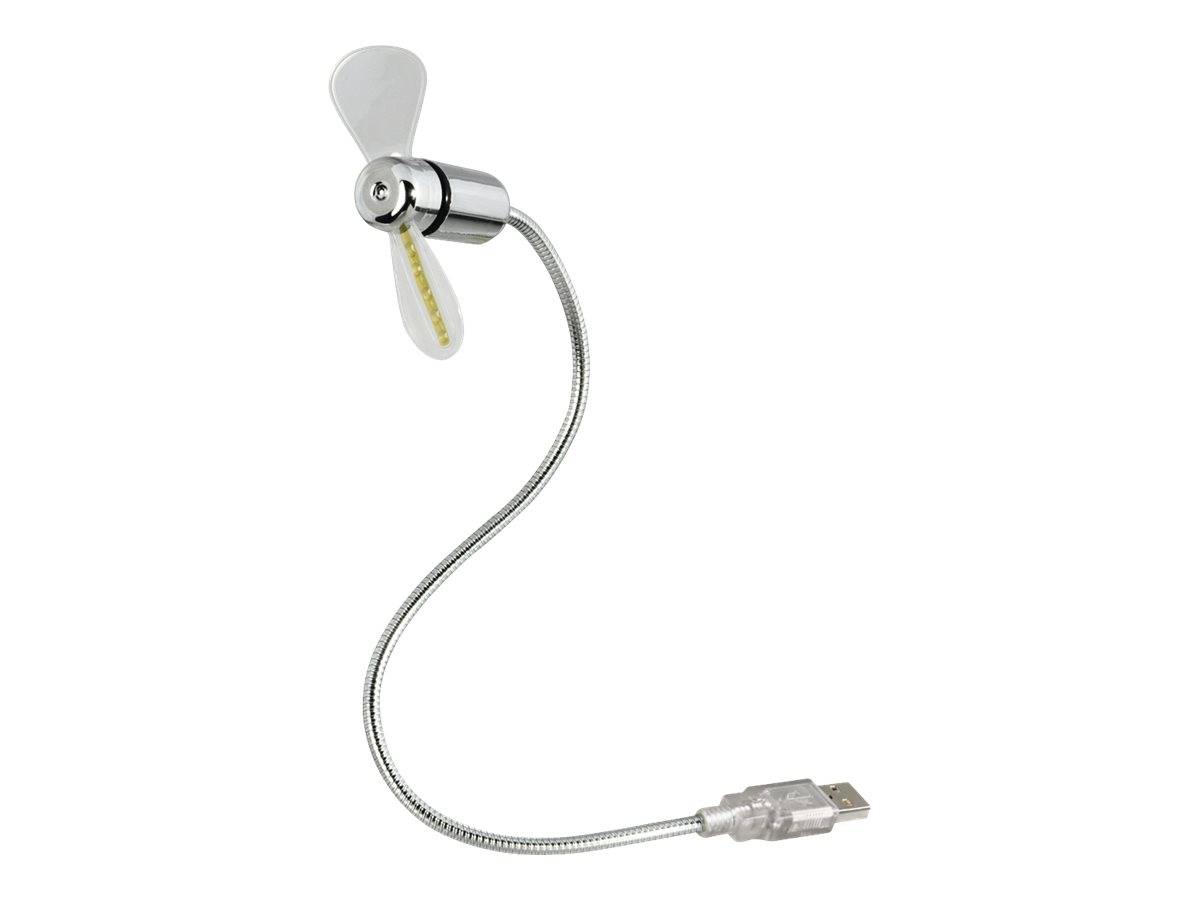 Hama - Lüfter - tragbar - USB - Silber (Packung