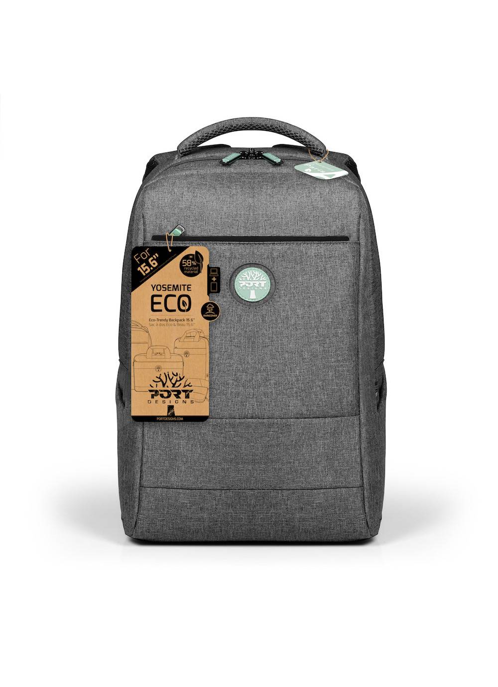Port Designs YOSEMITE Eco XL, Rucksack, 39,6 cm (15.6 Zoll), Schultergurt, 710 g