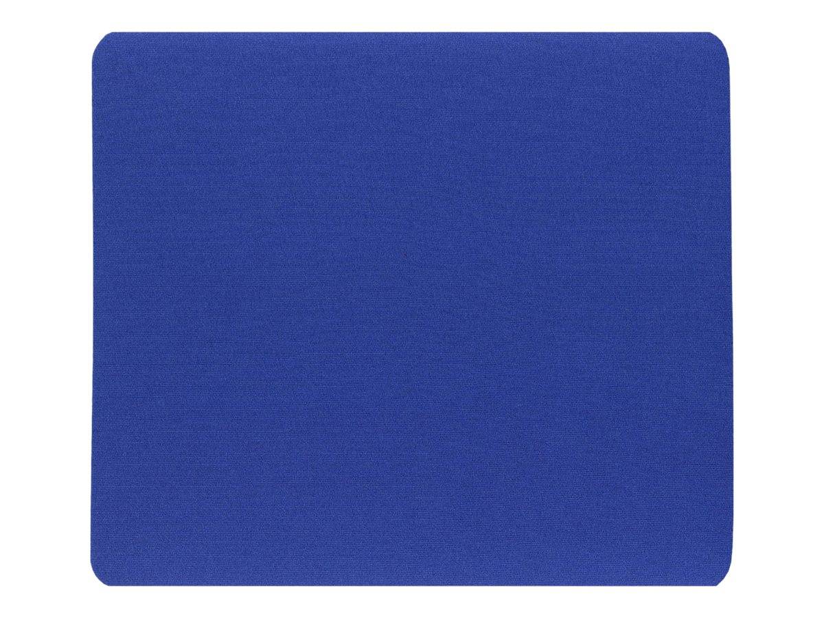 Ein massives, blaugraues abgerundetes Rechteck-Panel mit einer subtilen Stofftextur.