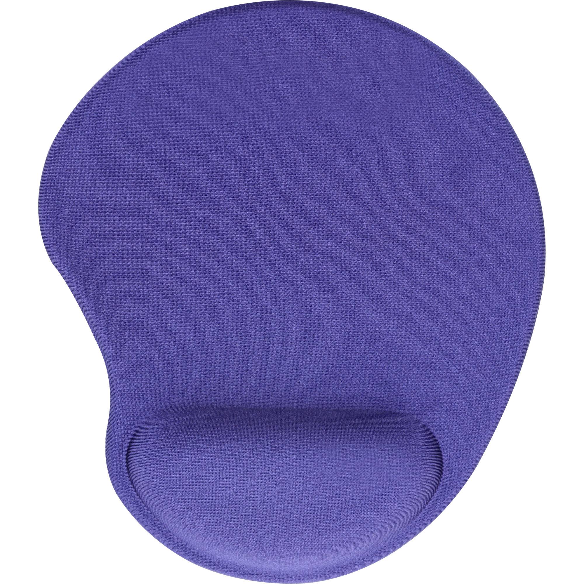 Lila ergonomischer Stuhl mit gerundeter Rückenlehne und integriertem Sitzkissen, von vorne auf weißem Hintergrund dargestellt.