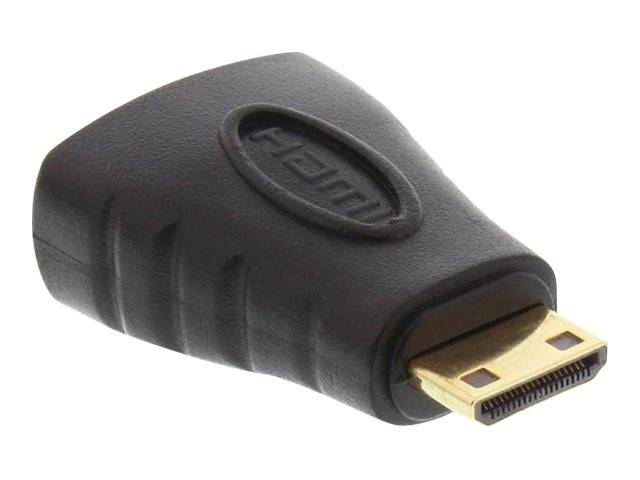 INLINE - HDMI Adapter - HDMI A Buchse auf Mini HDMI C Stecker - 4K/60Hz kompatibel