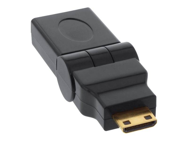 INLINE - HDMI Adapter - HDMI A Buchse auf Mini HDMI C Stecker - flexibel - 4K2K