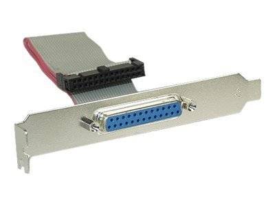 INLINE - Slotblech Parallel - mit 25pol Sub D BU an 26pol BU-Leiste - 0,34m - bulk