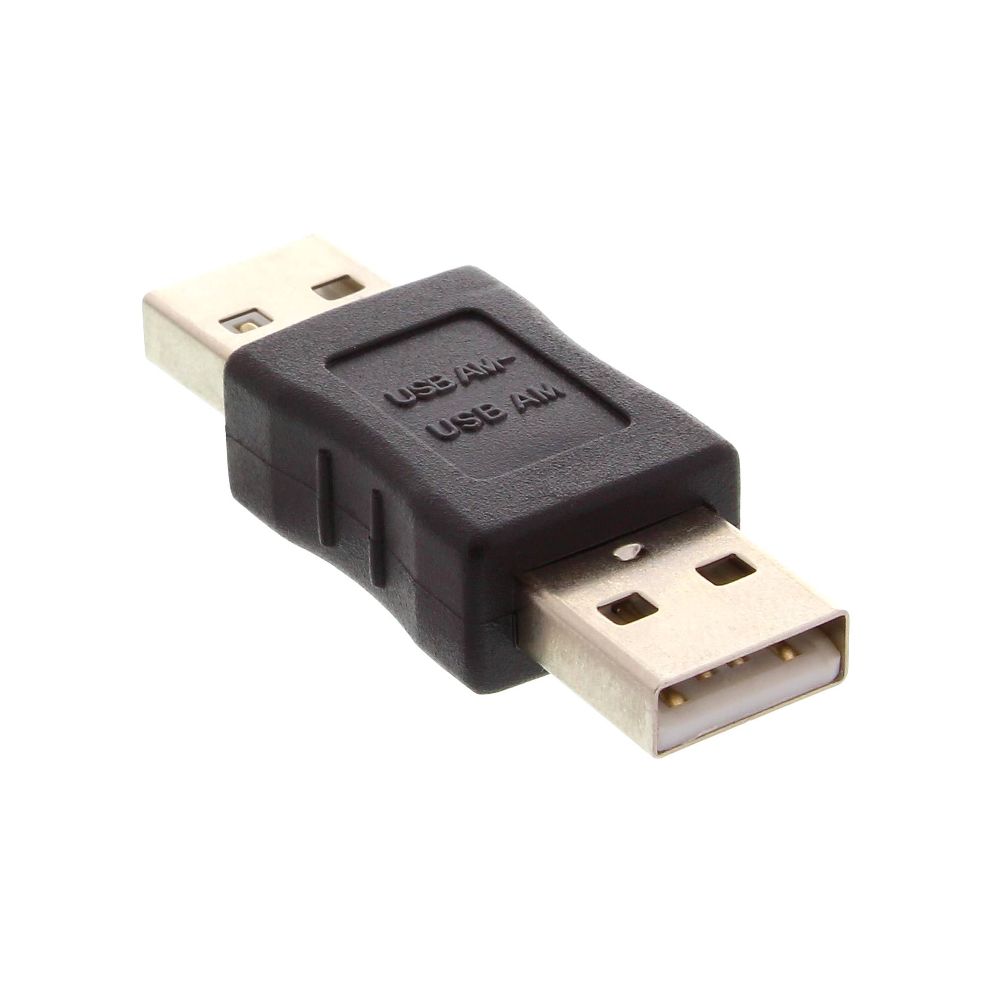 INLINE - USB 2.0 Adapter - Stecker A auf Stecker A