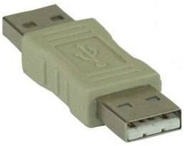 INLINE - USB 2.0 Adapter - Stecker A auf Stecker A