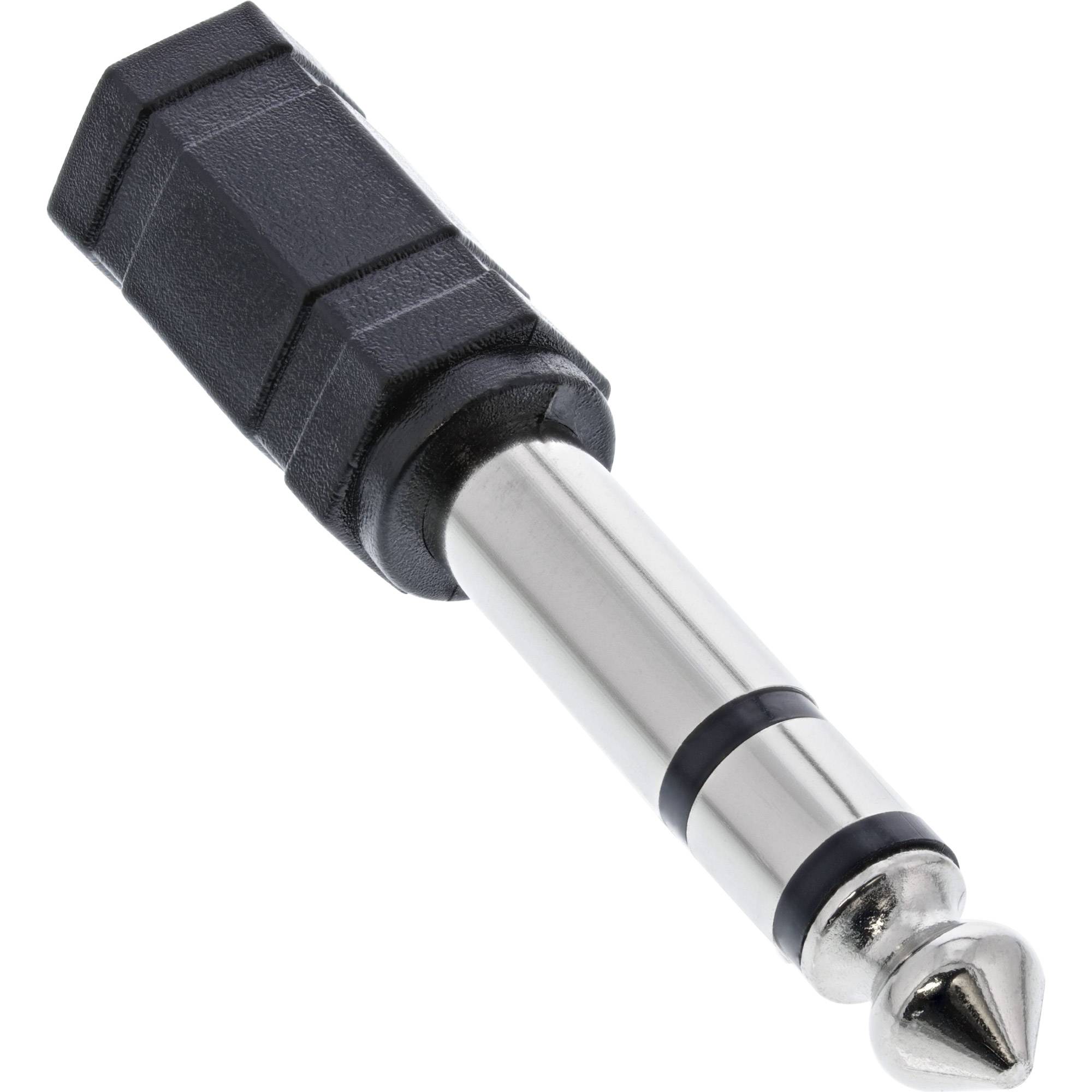 INLINE - Audio Adapter - 6,3mm Klinke Stecker an 3,5mm Klinke Buchse - Stereo