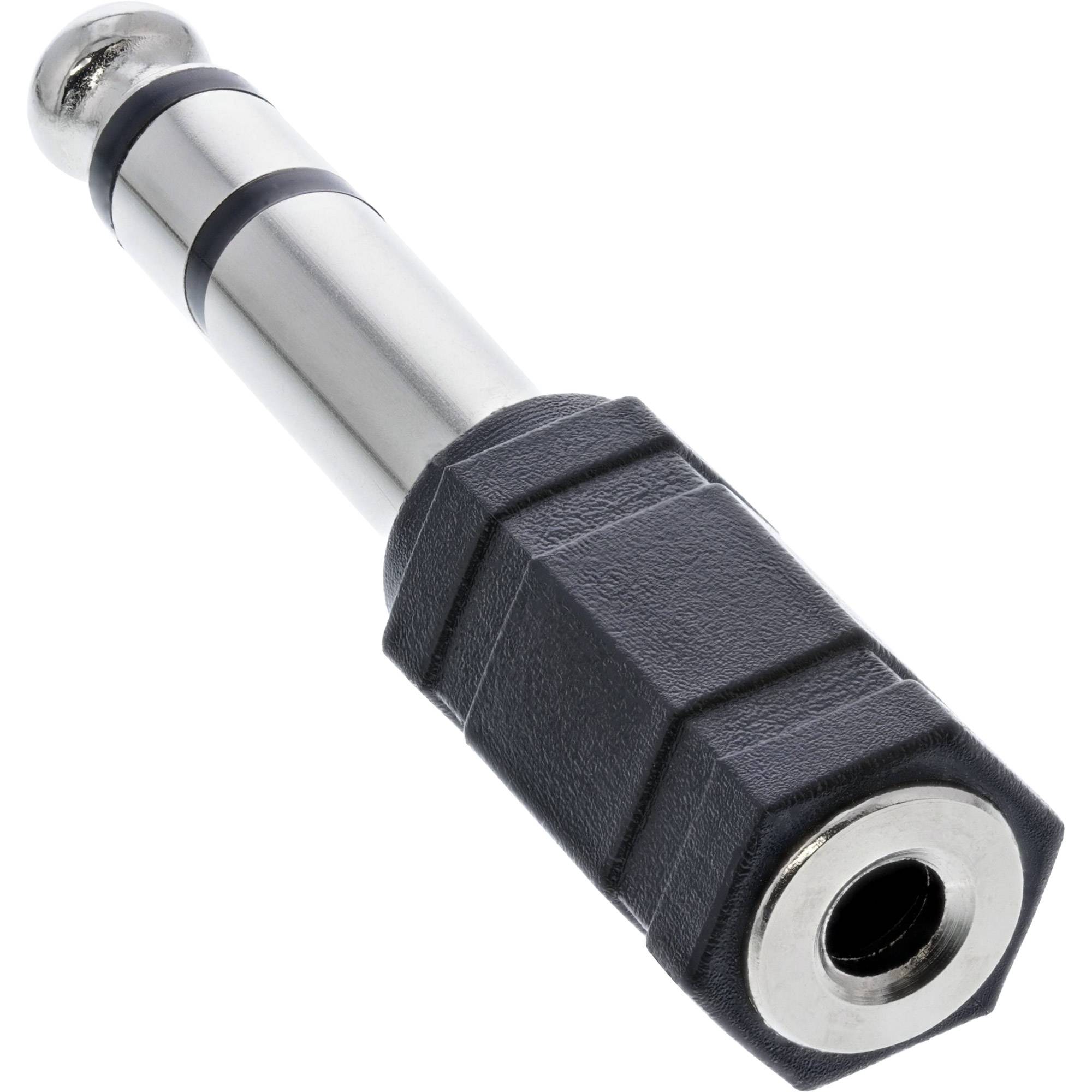 INLINE - Audio Adapter - 6,3mm Klinke Stecker an 3,5mm Klinke Buchse - Stereo