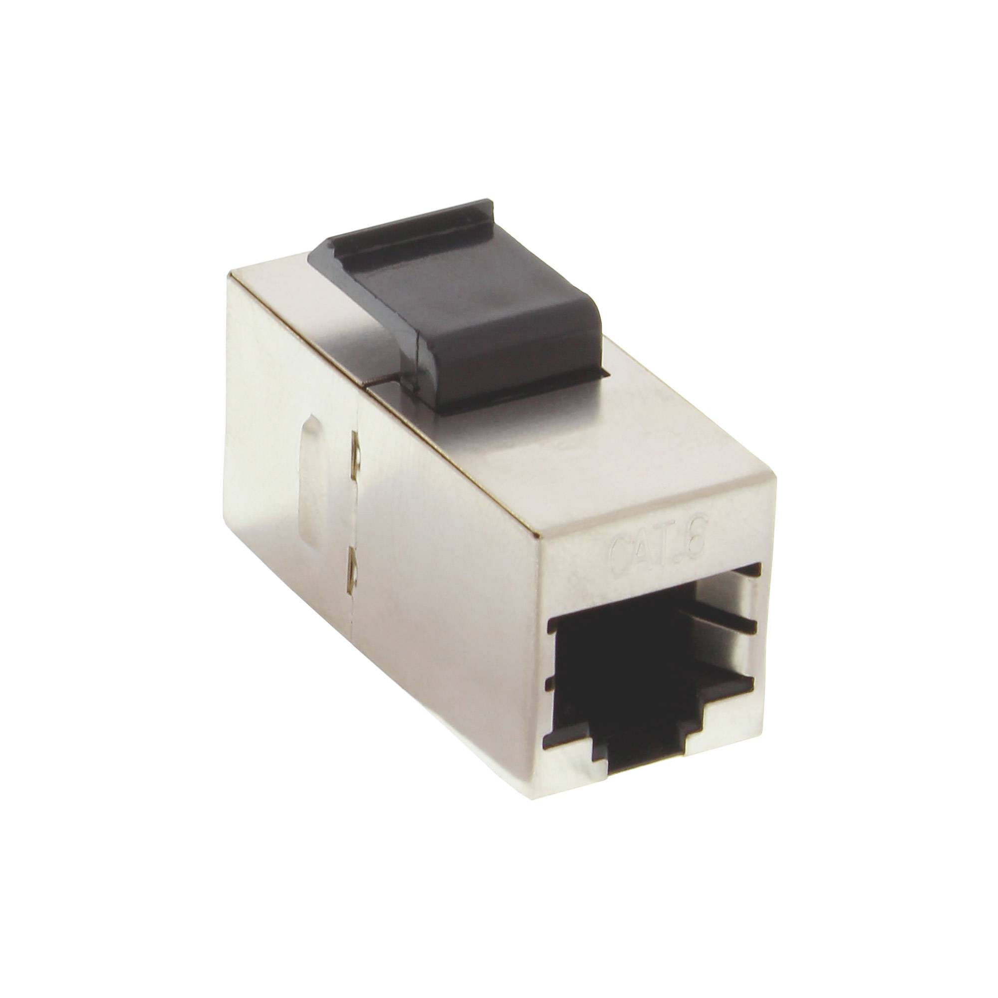 INLINE - RJ45 Buchse / Buchse Einsatz - SNAP-In - Cat.6 STP