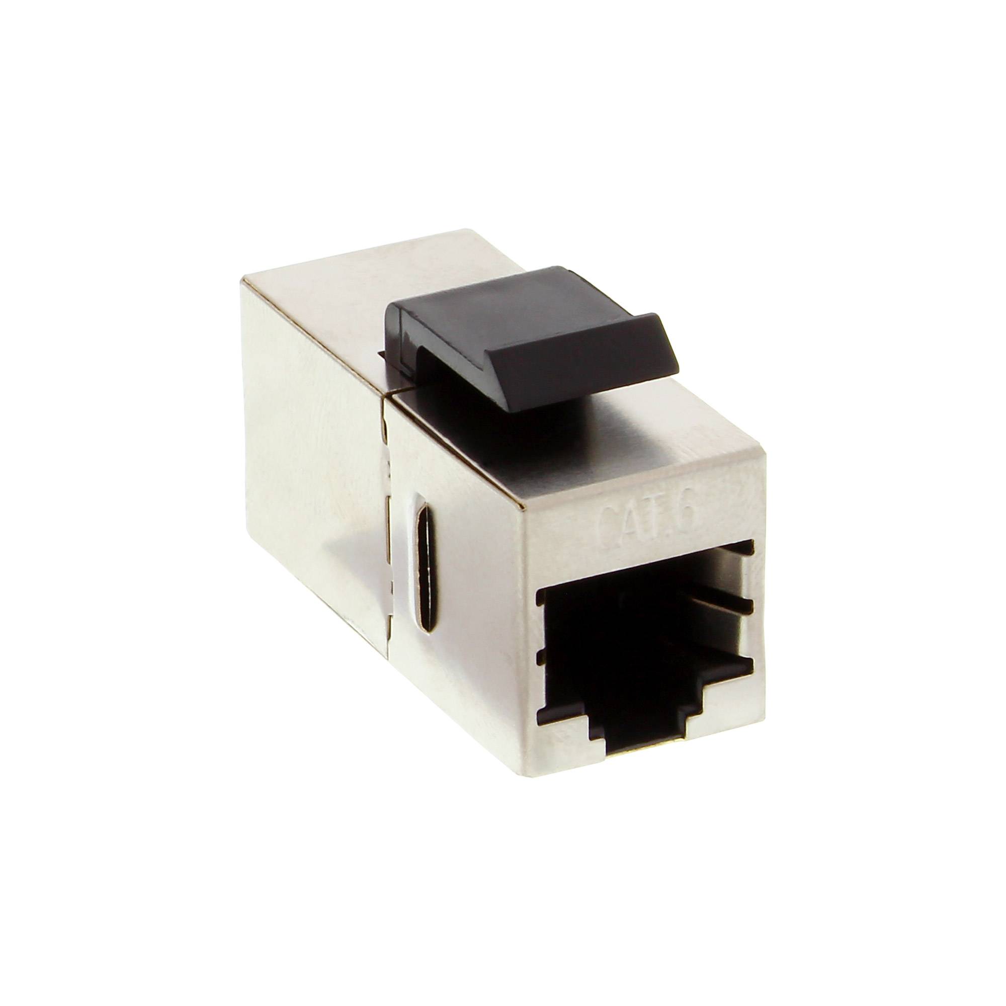 INLINE - RJ45 Buchse / Buchse Einsatz - SNAP-In - Cat.6 STP