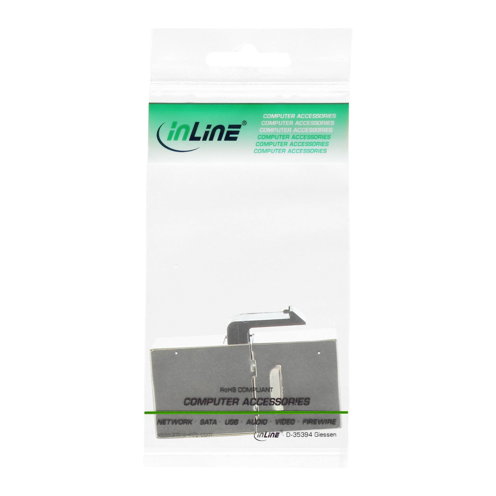 INLINE - RJ45 Buchse / Buchse Einsatz - SNAP-In - Cat.6 STP