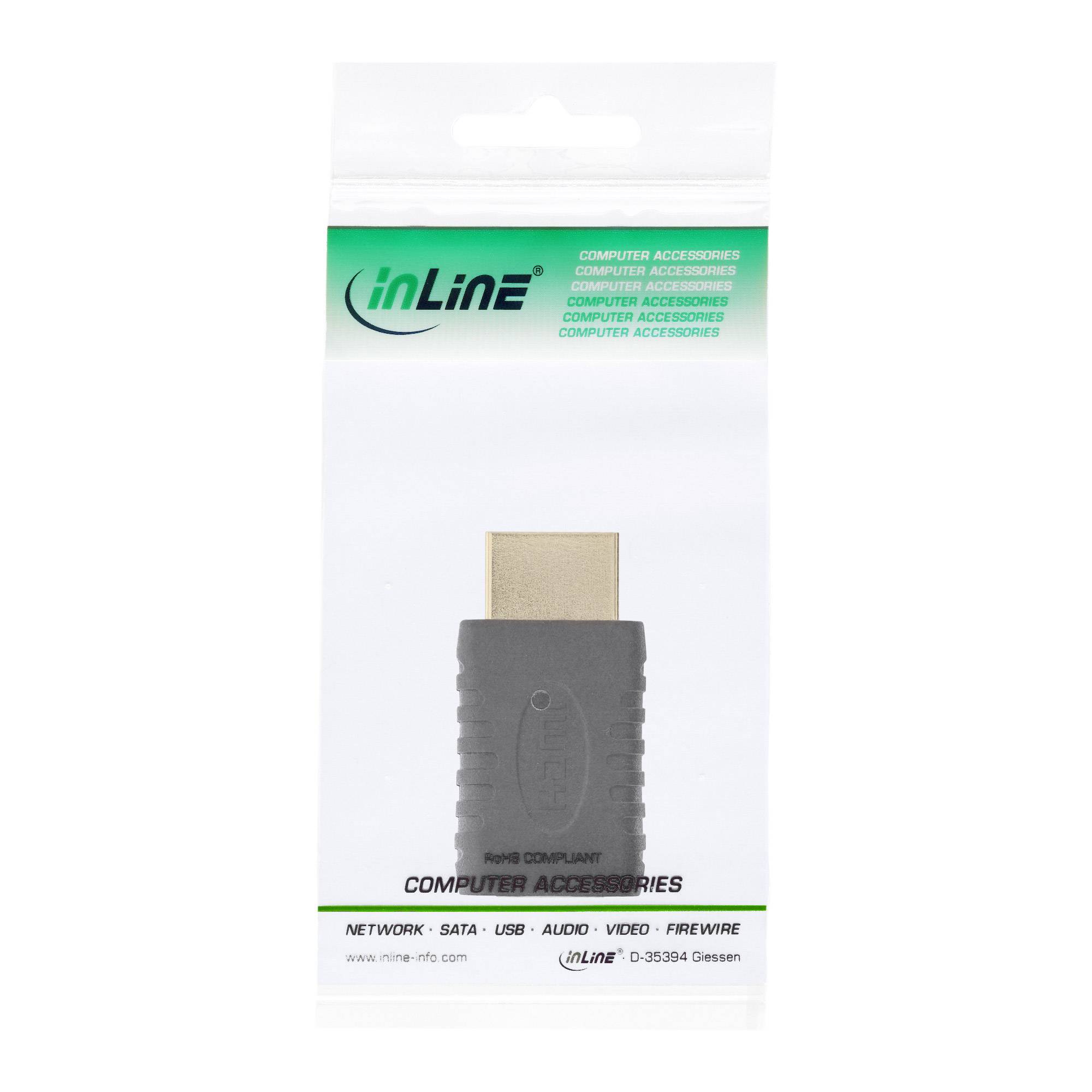 INLINE - HDMI Adapter - HDMI A Stecker auf Mini HDMI C Buchse - 4K2K